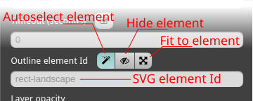Outline element selection